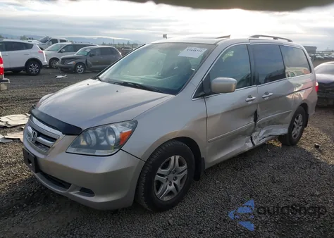2006 Honda Odyssey Ex-L из США, поврежденный, VIN 5FNRL38666B419098